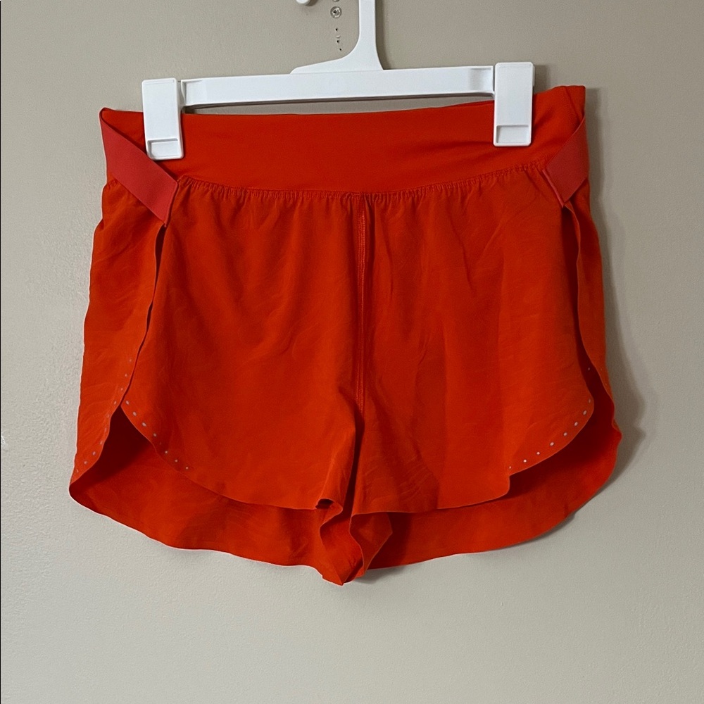 Lululemon Athletica Bright Orange Athletic Shorts